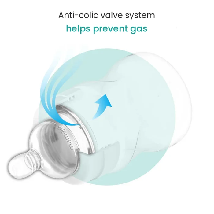 MamaJoo 2x Anti-Colic Bottle Teats Small & Storage Box