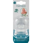MamaJoo 2x Anti-Colic Bottle Teats X Large & Storage Box