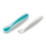 MamaJoo 2x Feeding Spoons & Storage Box (Assorted 5 Colours)