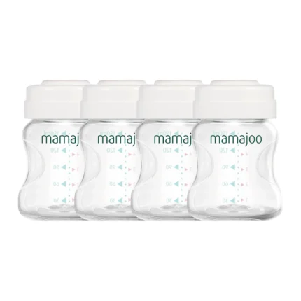 MamaJoo 4x Breastmilk / Baby Food Storage Containers Set 150 ml