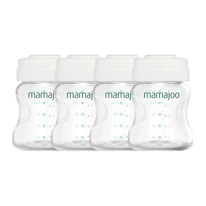 MamaJoo 4x Breastmilk / Baby Food Storage Containers Set 150 ml