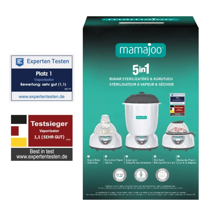 MamaJoo 5-in-1 Steam Sterilizer & Drier