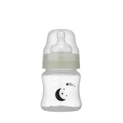 MamaJoo Night&Day Feeding Bottle 160 ml & Anti-Colic Silicone Teat Small