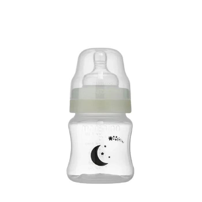 MamaJoo Night&Day Feeding Bottle 160 ml & Anti-Colic Silicone Teat Small