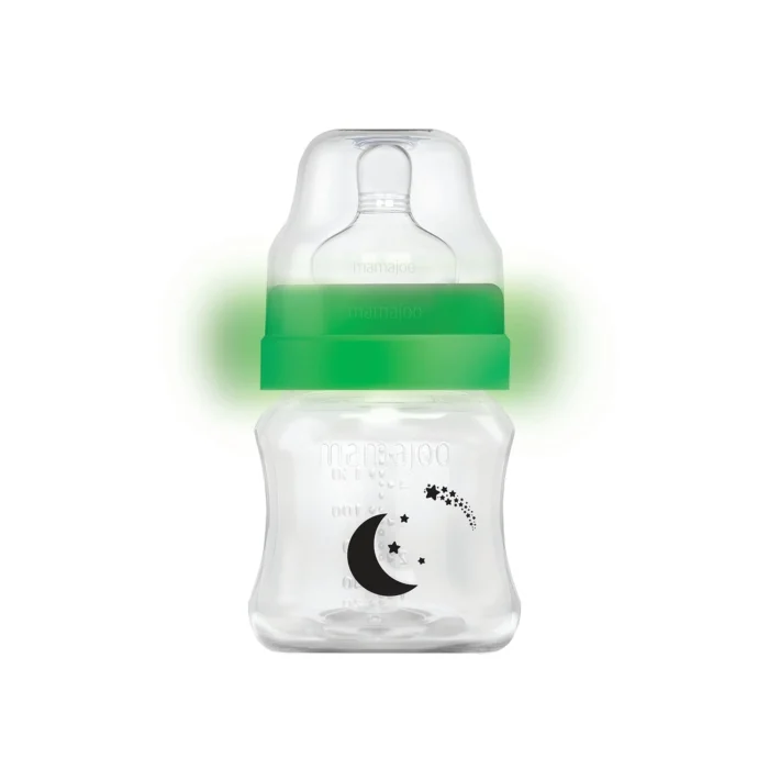 MamaJoo Night&Day Feeding Bottle 160 ml & Anti-Colic Silicone Teat Small