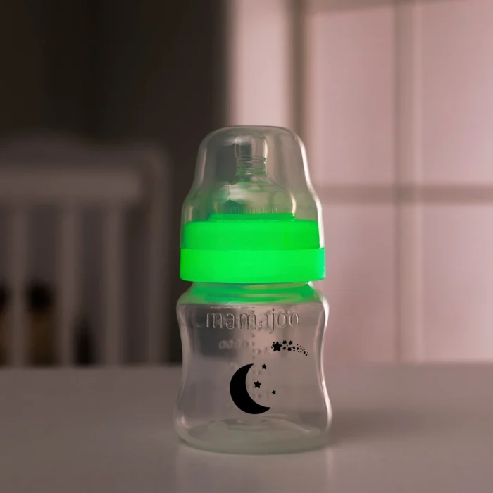 MamaJoo Night&Day Feeding Bottle 160 ml & Anti-Colic Silicone Teat Small