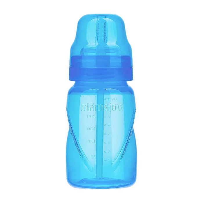 MamaJoo Non Spill Anti-Colic Straw Cup 270 ml Blue