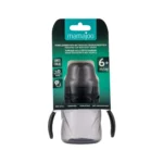MamaJoo Non-Spill Training Cup 160 ml Black with Handle & AntiColic Soft Spout