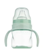 MamaJoo Non-Spill Training Cup 160 ml Powder Green with Handle & Anti-Colic Soft Spout