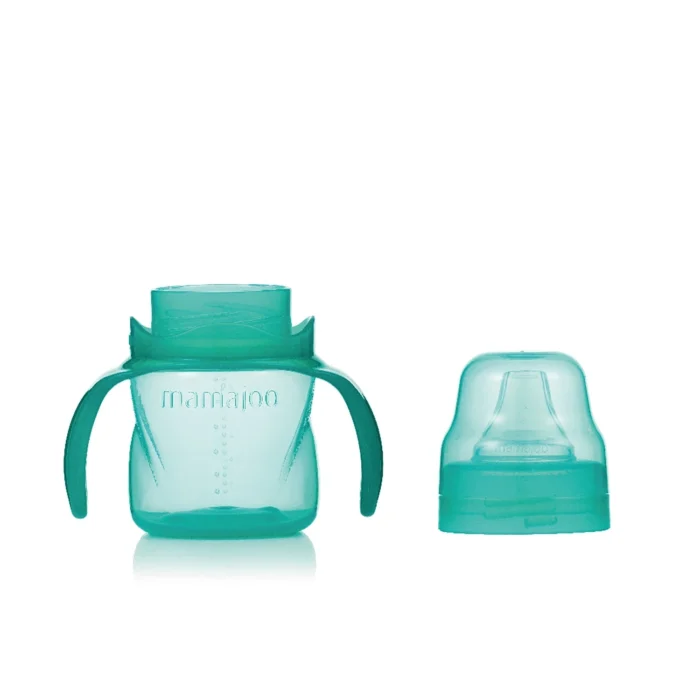 MamaJoo Non-Spill Training Cup 160 ml with Handle & Anti-Colic Soft Spout (Assorted 5 Colours)
