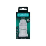 MamaJoo Silver Feeding Bottle 150 ml & Anti-Colic Silicone Teat S