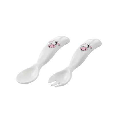 MamaJoo Spoon & Fork Set Cow