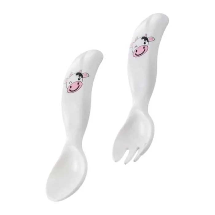 MamaJoo Spoon & Fork Set Cow