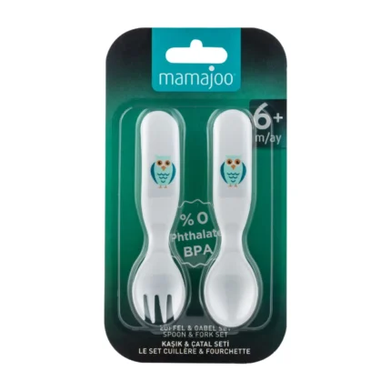 MamaJoo Spoon & Fork Set Owl