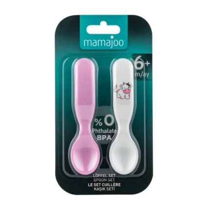 MamaJoo Spoons Set Cow & Pink