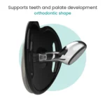 MamaJoo Twin Orthodontic Silicone Soothers Black&Pearl / Night&Day 0m+ with Sterilization & Storage Box