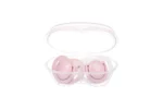 MamaJoo Twin Orthodontic Silicone Soothers Powder Pink 12m+ with Sterilization & Storage Box