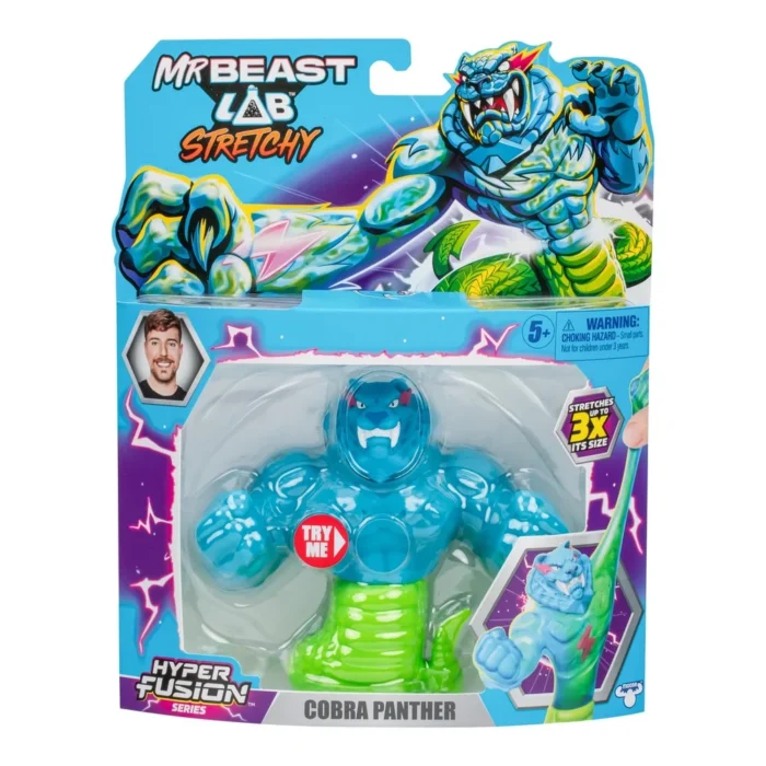 MrBeast Lab Hyper Fusion Stretchy Hero Pack – Cobra Panther