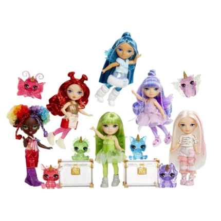 Rainbow High Littles Rainbow Fantasy Fairies – 5.5" Fairy Doll with Fantasy Pet