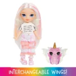 Rainbow High Littles Rainbow Fantasy Fairies – 5.5" Fairy Doll with Fantasy Pet