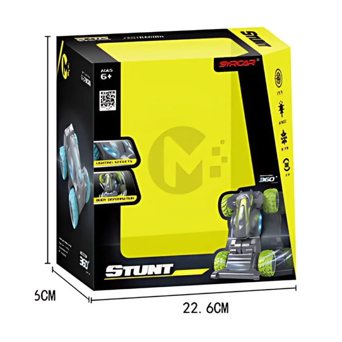 SYRCAR Fast Stunt RC Car with Gesture Control & 360° Rolling Flips