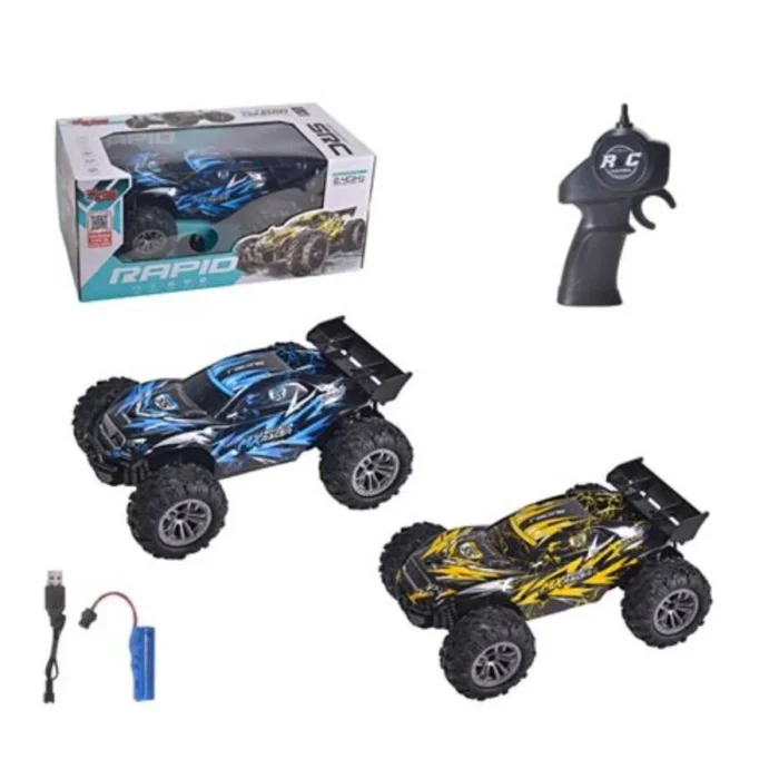 SYRCAR Rapid Cross-Country RC Truggy with Lights, 2.4GHz High Speed