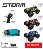 SYRCAR Storm Off-Road RC Monster Truck with Water Mist Spray & Lights