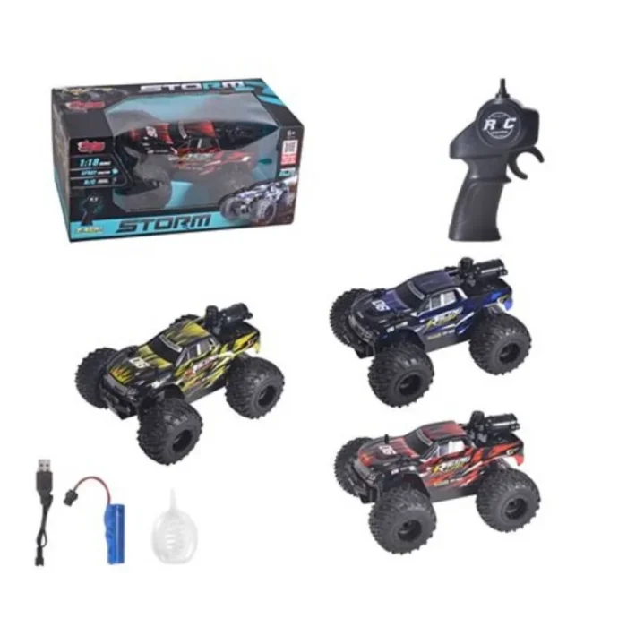 SYRCAR Storm Off-Road RC Monster Truck with Water Mist Spray & Lights