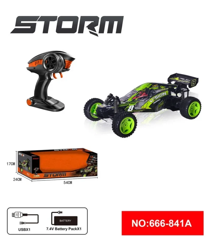 SYRCAR Storm Thunderbolt 1:8 High-Speed RC Buggy, 2.4GHz Drift Racing Car
