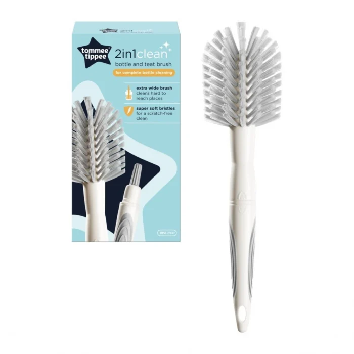 Tommee Tippee Closer to Nature 2-in-1 Bottle & Teat Brush