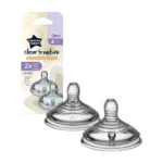 Tommee Tippee Closer to Nature Slow Flow Baby Bottle Teats 0m+