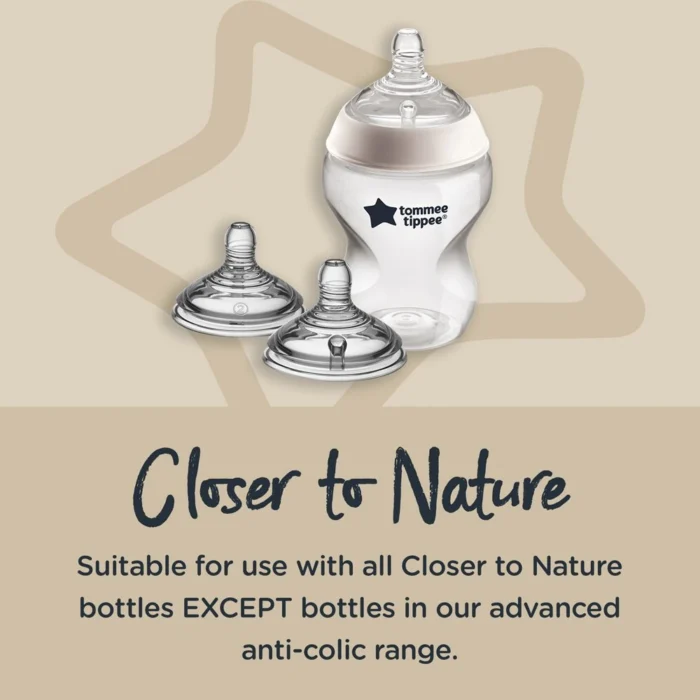 Tommee Tippee Closer to Nature Thick Feed Teats 6m+
