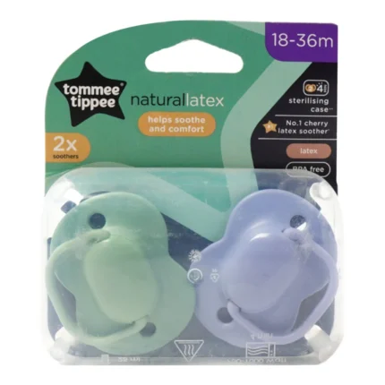 Tommee Tippee Natural Latex Cherry Soother 18-36m