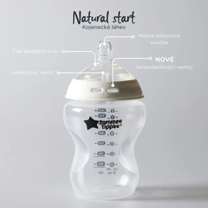 Tommee Tippee Natural Start Anti-Colic Baby Bottle 260ml