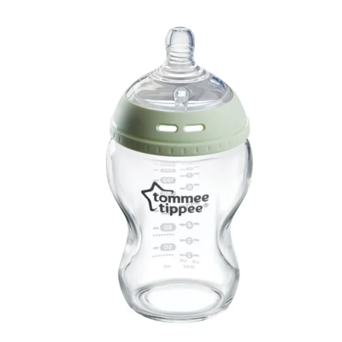 Tommee Tippee Natural Start Glass Baby Bottle 250ml