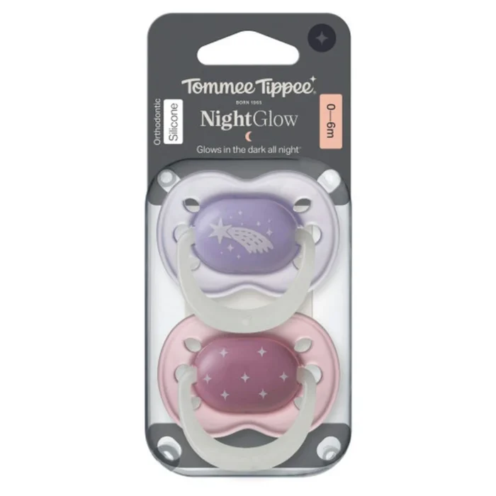 Tommee Tippee NightGlow Silicone Soother 0-6m