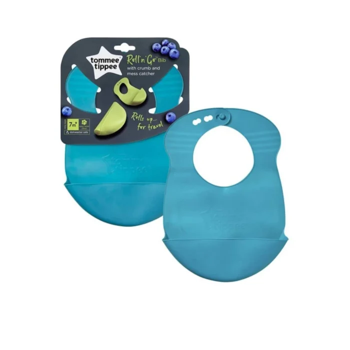Tommee Tippee Roll'n'Go Silicone Baby Bib