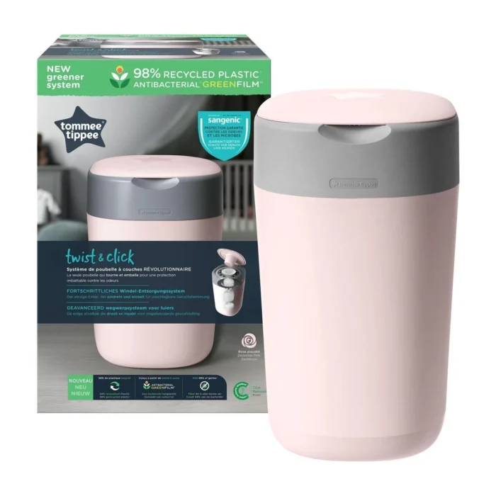 Tommee Tippee Twist & Click Advanced Nappy Disposal Bin