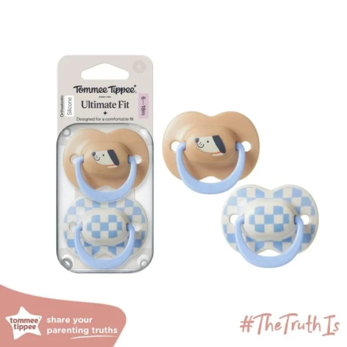 Tommee Tippee Ultimate Fit Silicone Soother 6-18m