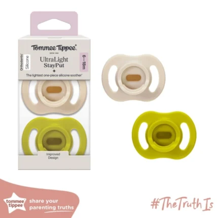 Tommee Tippee UltraLight StayPut Silicone Soother 6-18m