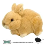 Wild Planet All About Nature Baby Rabbit Plush Toy – Realistic Bunny