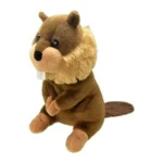 Wild Planet All About Nature Beaver Plush Toy – Realistic Soft Beaver