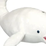 Wild Planet All About Nature Beluga Whale Plush Toy – Realistic Beluga