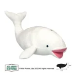 Wild Planet All About Nature Beluga Whale Plush Toy – Realistic Beluga