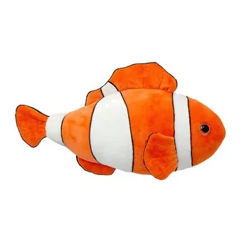 Wild Planet All About Nature Clownfish Plush Toy – Realistic Clown Fish