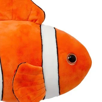 Wild Planet All About Nature Clownfish Plush Toy – Realistic Clown Fish