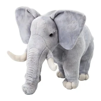 Wild Planet All About Nature Elephant Plush Toy – Realistic Soft Elephant