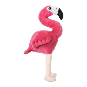 Wild Planet All About Nature Flamingo Plush Toy – Realistic Pink Flamingo