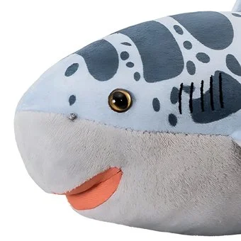 Wild Planet All About Nature Leopard Shark Plush Toy – Realistic Shark