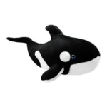 Wild Planet All About Nature Orca Plush Toy – Realistic Killer Whale